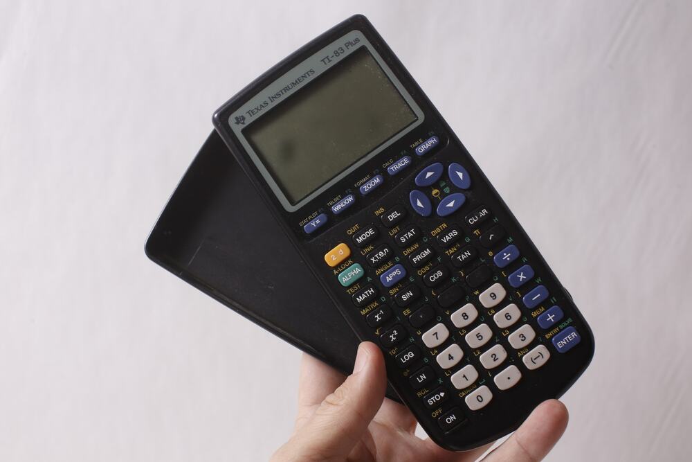 WORKING Texas Instruments TI-83 Plus Calculator Vintage Math Tool ~